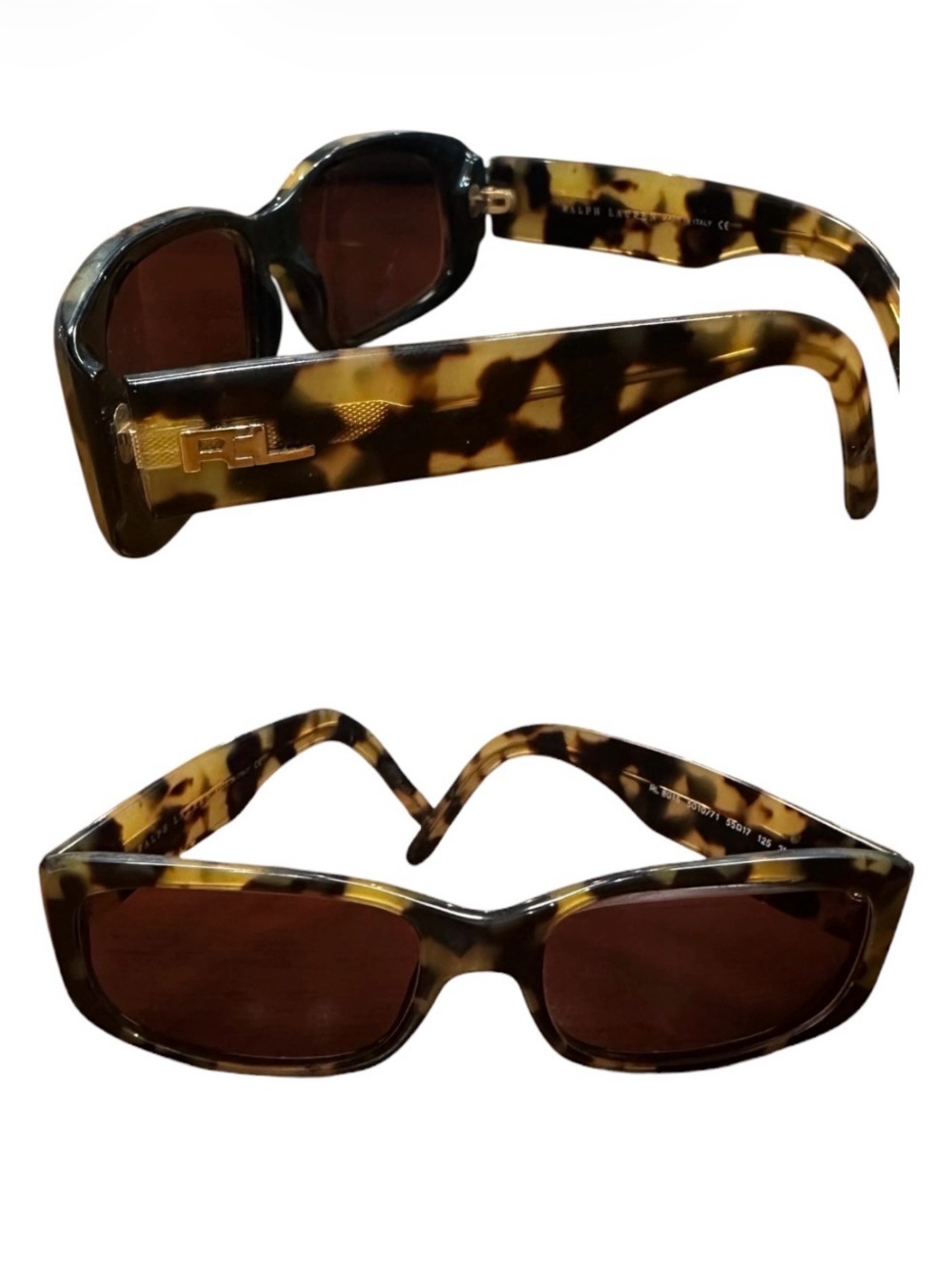 Ralph Lauren Tortoiseshell Sunglasses with Brown Lenses